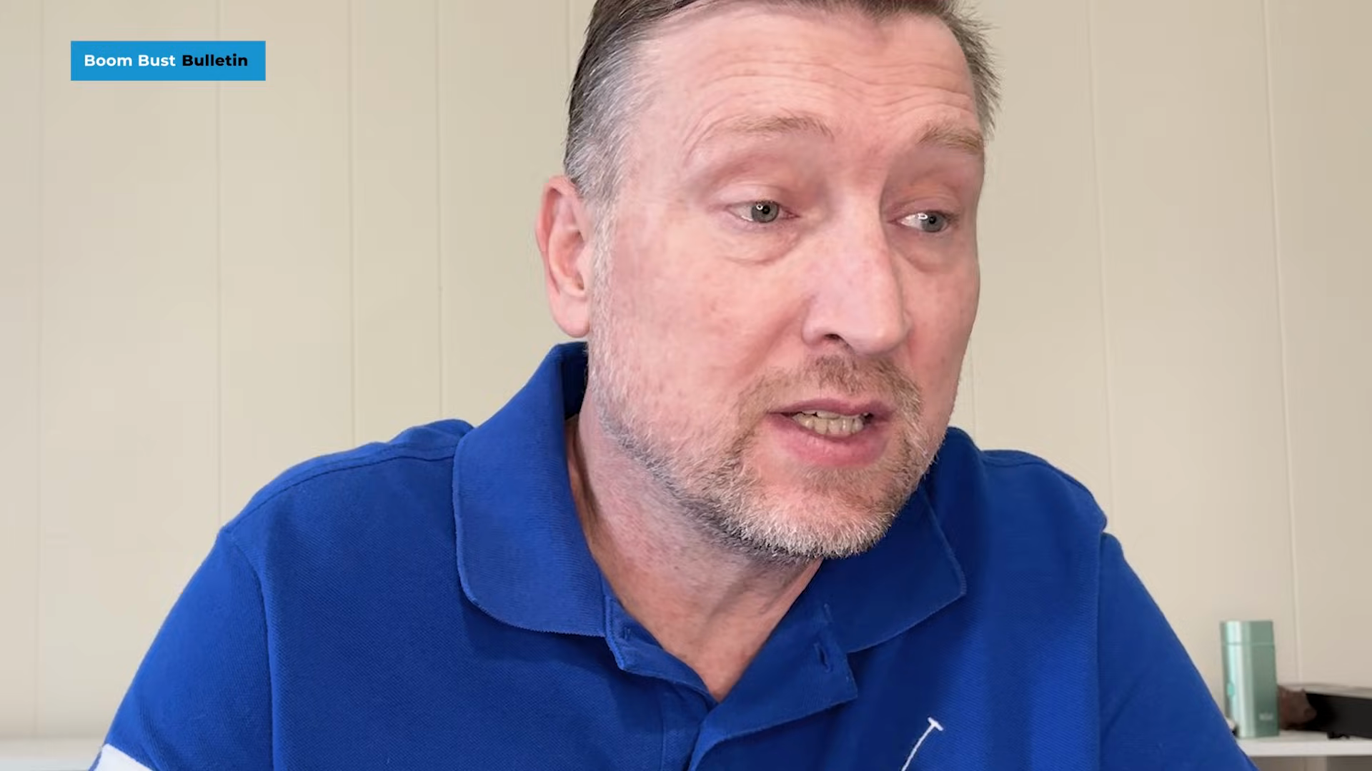 Stock Market Chart with Growth