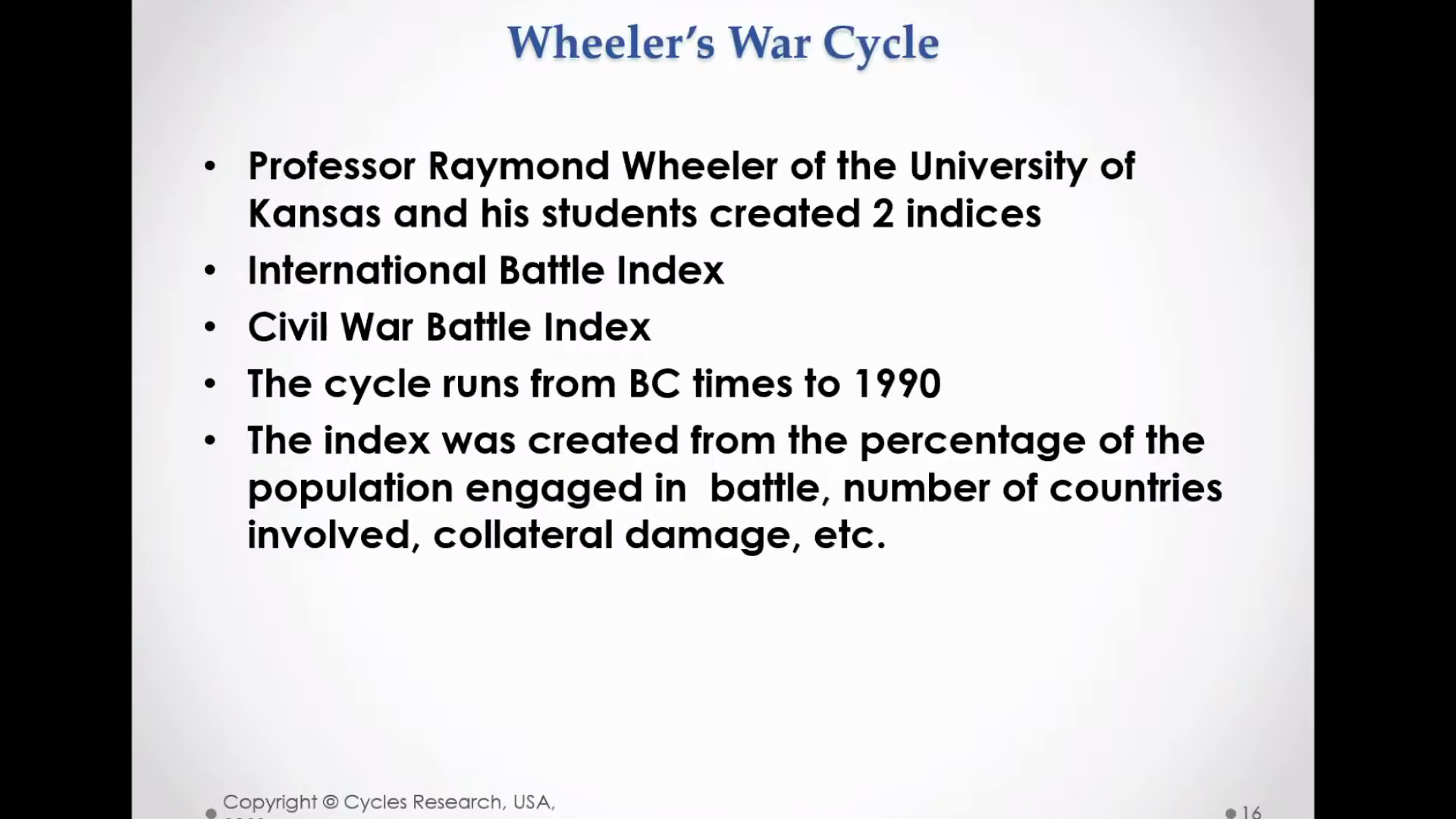 Raymond Wheeler Professor Slide
