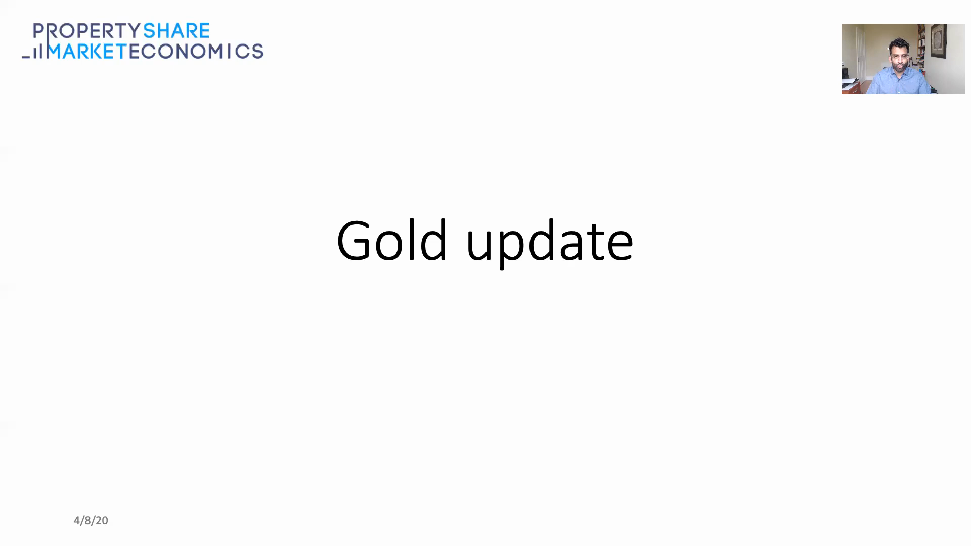 Gold Update Text Slide